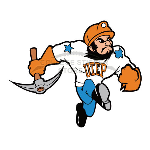 Diy UTEP Miners Iron-on Transfers (Wall Stickers)NO.6771